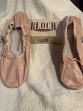 Bloch Women  s Pro-Lite Leather Full Sole Pink Ballet Shoes Sz 5-1/2B 001 New
