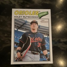 Topps Heritage 2026 Orioles Adley Rutschman #180 Jordan Westburg #184 Cards Lot
