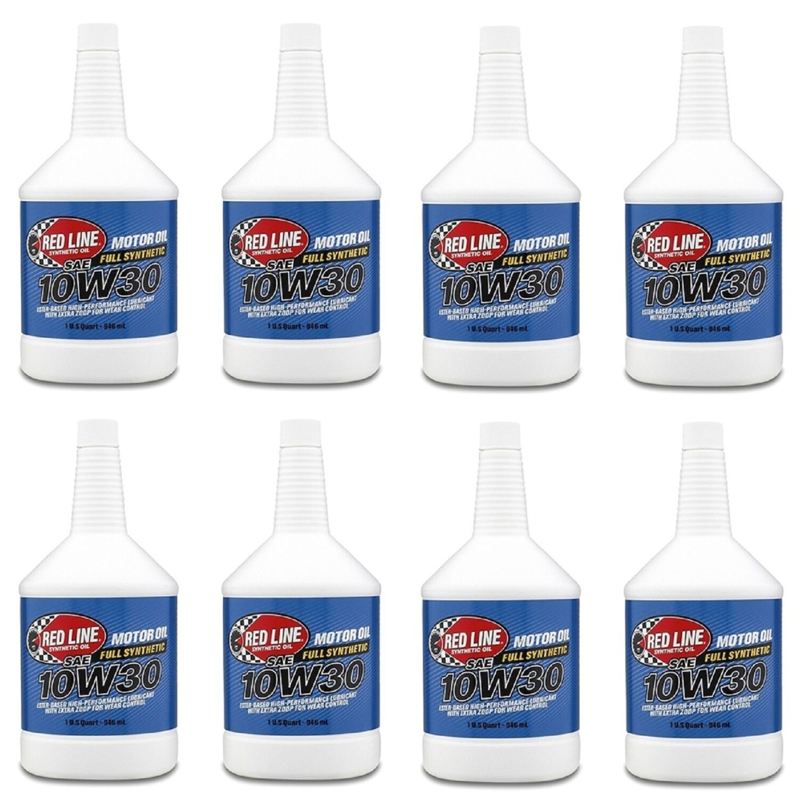 Full Synthetic 10w30 Engine Motor Oil, 1-quart Pack Of 8