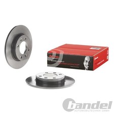 2X BREMBO BREMSSCHEIBEN 247mm VOLL HINTEN PASSEND FÜR CITROËN BERLINGO C2 C3 C4