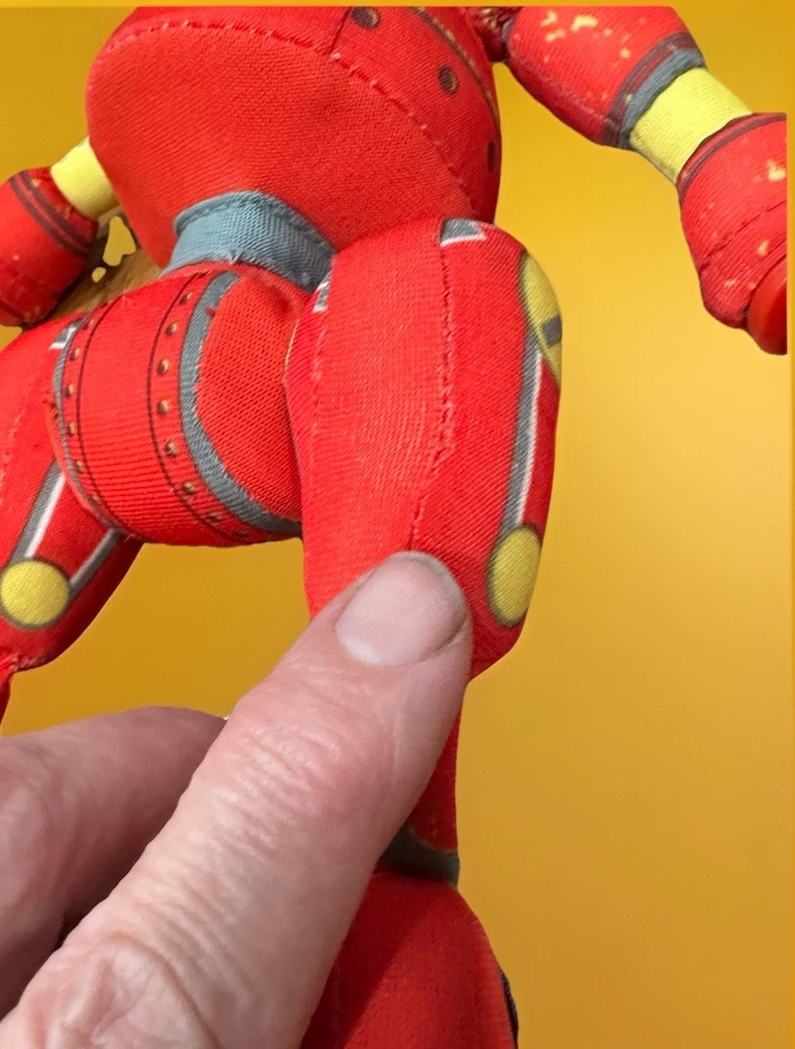 美泰迪士尼电影机器人挡泥板 Pinwheeler 2004 毛绒玩具阅读 — 第 2/4 张图片