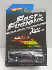 Hot Wheels 2013 Black ‘70 Dodge Charger R/T 2013 The Fast and Furious 1/8 NOC
