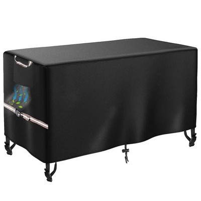 Rectangular Gas Fire Pit Table Cover 48 x 28 inch, Waterproof 600D Heavy Duty...