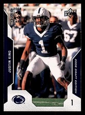 2008 Upper Deck Draft Edition Blue #81 Justin King RC Rookie Card. rookie card picture