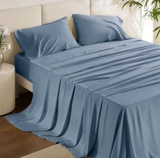 Bedsure Queen Sheet Set, Cooling Sheets for Queen Size Bed Set, Rayon Derived.52