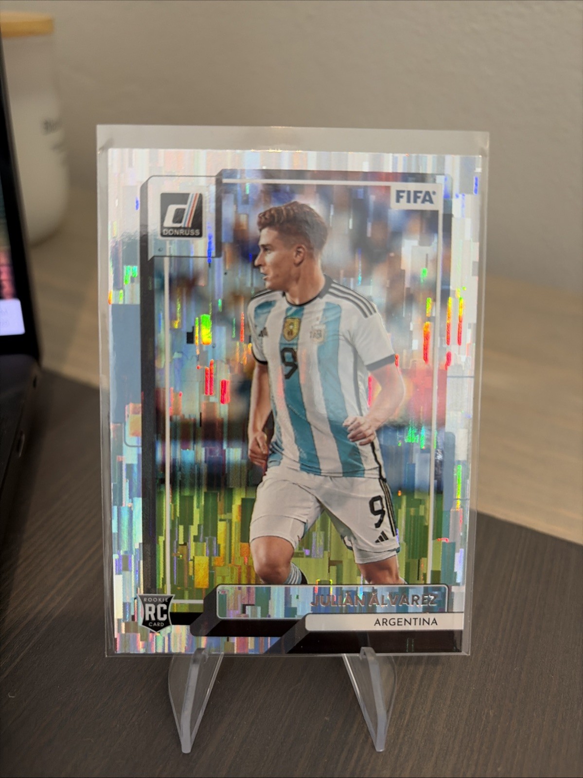 Julian Alvarez 2022-23 Panini Donruss Silver Rookie #8 Argentina World Cup RC