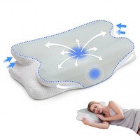 Memory Foam Kissen, NackenstüTzkissen, Ergonomisches SeitenschläFerkissen