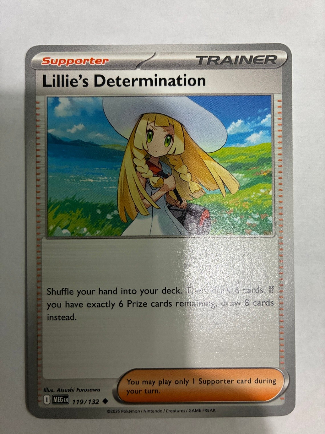 Lillie's Determination - Uncommon ME01: Mega Evolution 119/132 NM