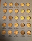 68 Piece MERCURY DIME Set 1916-1945-P,D,S in Whitman Folder Album-semi Key Dates