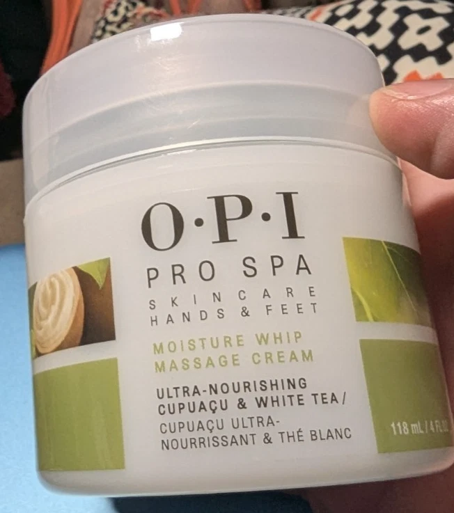 OPI Pro Spa Cuidado de la Piel Manos y Pies Hidratación Látigo Masaje Crema Nuevo Sellado 4 fl oz Foto 3 de 4