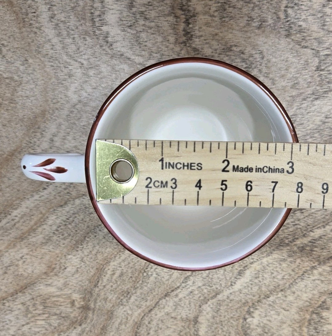 KG Luneville France OLD STRASBOURG Coffee/Tea Cup VTG Floral