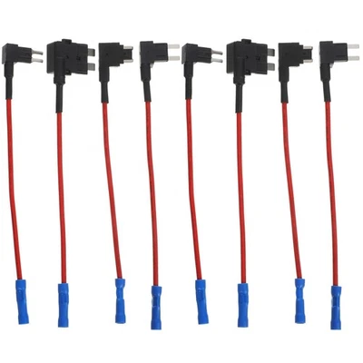 8 Pcs Porte Fusible Auto Kit Porte-fusible Standard Porte-fusibles - Photo 1/4