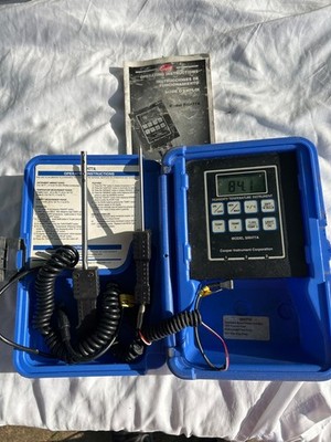 Cooper Atkins SRH77A 3 Zone Thermistor Temperature/Humidity Instrument w/ Probes