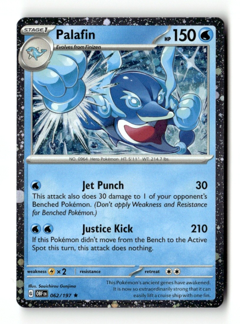 Palafin - (Cosmos Holo) Promo 062/197 NM Pokémon TCG