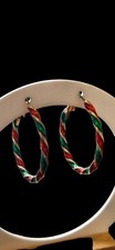 Claire's Christmas Earrings Hoops 