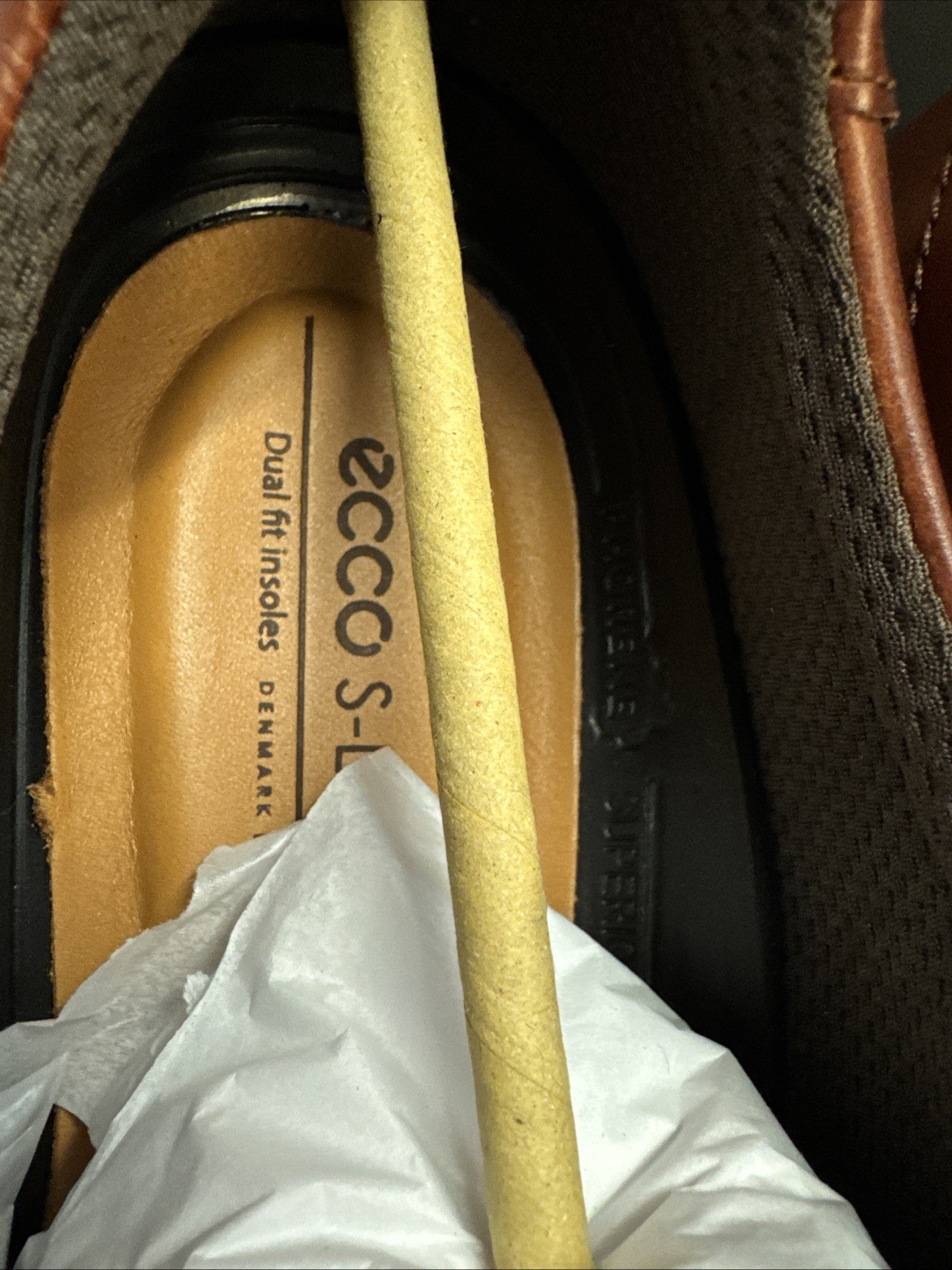 Ecco Men’s S Lite Hybrid Brown Cognac Shoes Size 10.5-11 EU 45 BNWT RRP £120 image 3