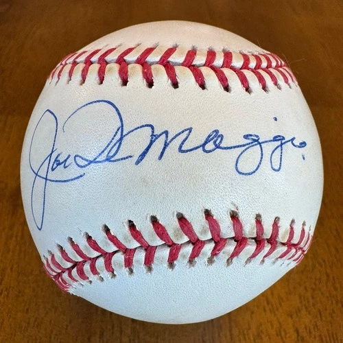 Joe DiMaggio Signed Autographed American League Baseball Ball JSA LOA