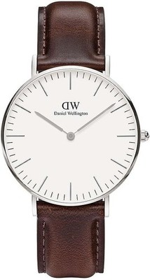 Daniel Wellington 0611DW Women's Bristol Stainless Steel Case Watch, 36mm