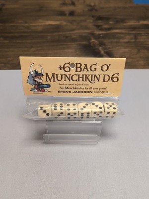 +6 Bag O' Munchkin Dice by Steve Jackson Games 