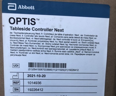 ST JUDE MEDICAL ABBOTT  TABLESIDE CONTROLLER NEXT REF.#1014936 New Unopened Box