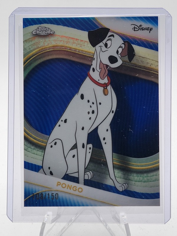 PONGO 2025 TOPPS CHROME DISNEY BLUE REFRACTOR /150 #101 Q2091