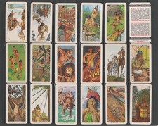TRADE CARDS Brooke Bond (Canada) 1974 Indians of Canada - set of 48