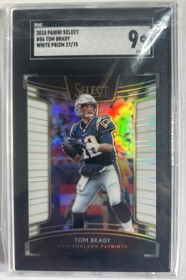Tom Brady 2018 Panini Select Concourse White Prizm /75 New England Patriots 🐐🐐