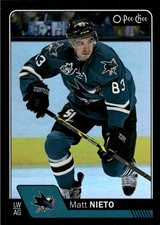 2016-17 O-Pee-Chee Rainbow Black Matt Nieto 040/100 San Jose Sharks #372