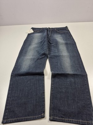 VTG Calvin Klein Jeans Relaxed Straight Jeans Mens 38x30 Blue Dark Wash Denim