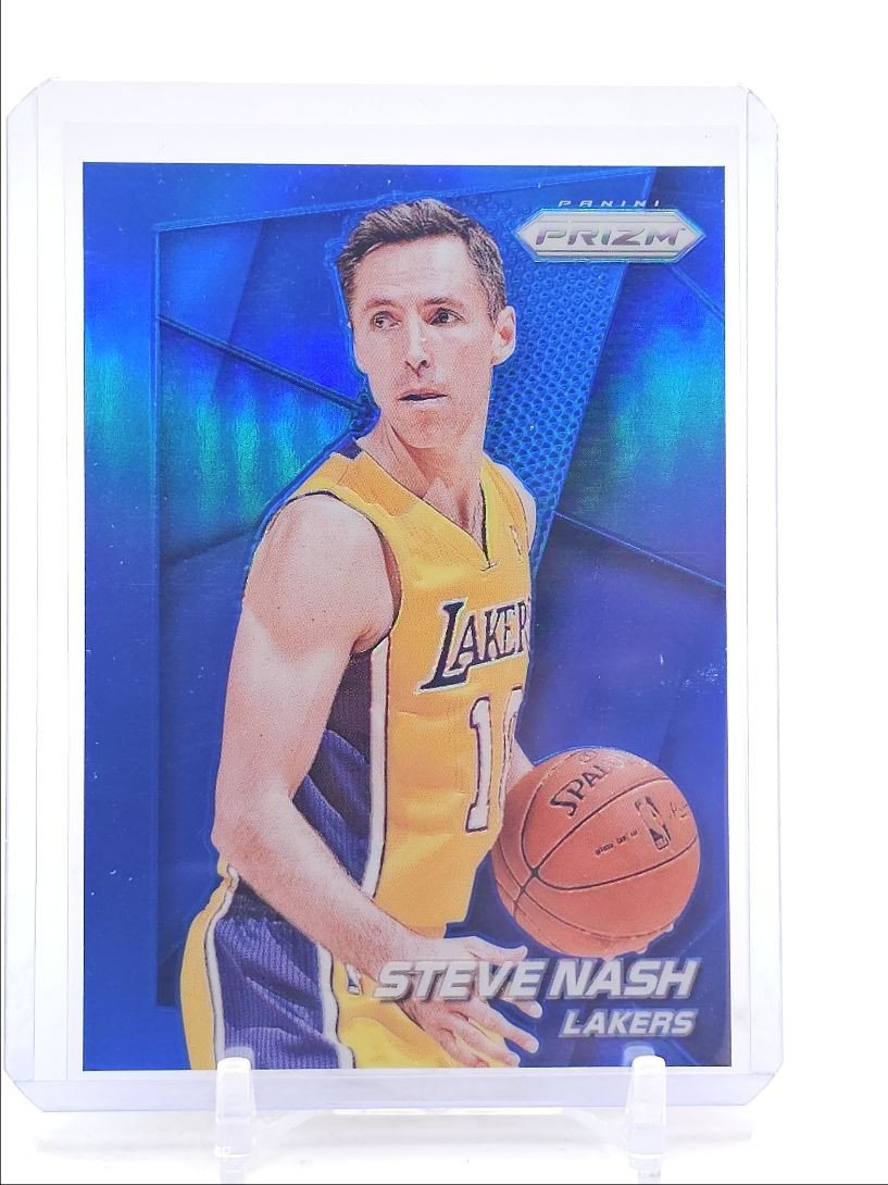 STEVE NASH 2014-15 PANINI PRIZM BASKETBALL BLUE LAKERS /99 Q5889