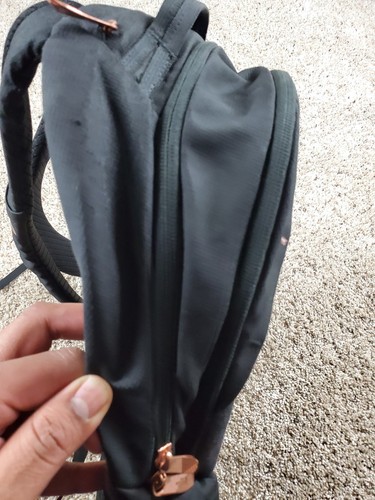 The North Face Isabella Backpack Black Pink Padded Outdoor - Picture 8 of 22