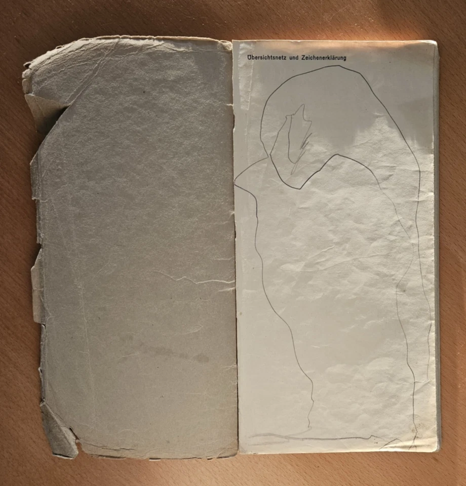 Alter Dunlop Atlas Deutschland Ausgabe 1932 Ravenstein Auto-Strassenkarten Plan - Bild 2 von 4