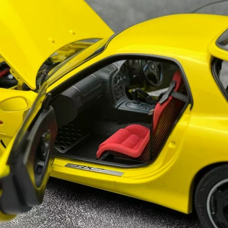 Polar Master 1/18 Mazda RX-7 FD3S MAZDASPEED A-Spec Yellow JDM