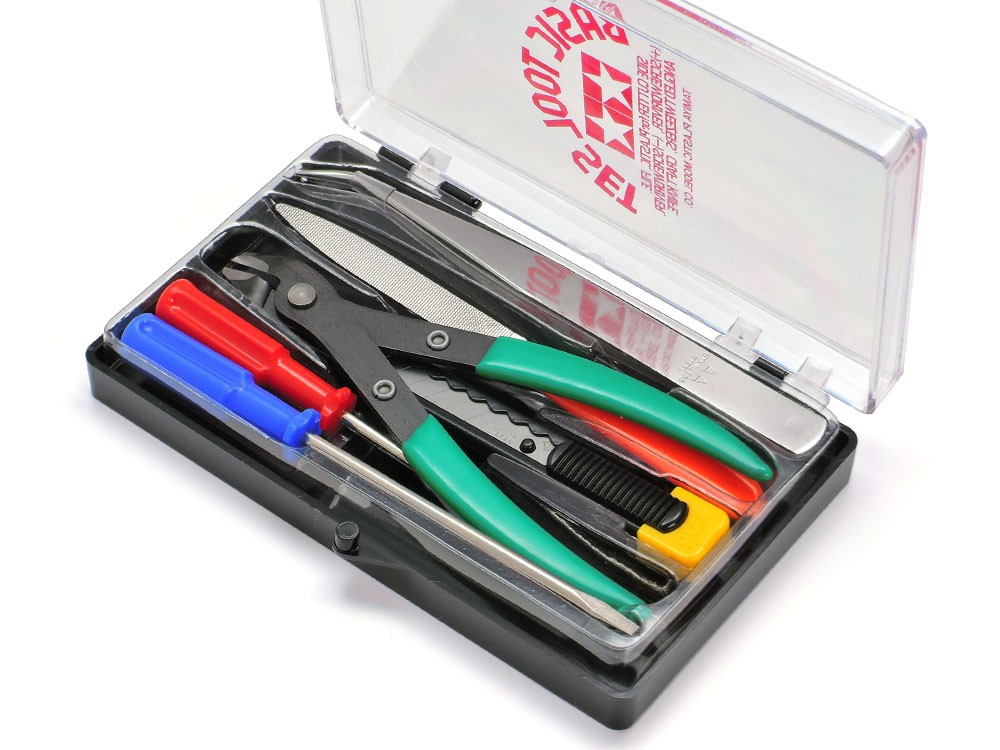 Tamiya Set di strumenti base Craft Tools TA74016 modellismo