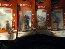 Tonies - Lot Of 4, James And The Giant Peach, Witches, Peter Wolf, Ducklings
