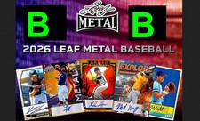 JOSIAH HARTSHORN 2026 Leaf Metal Hobby 1 case 10 box break B