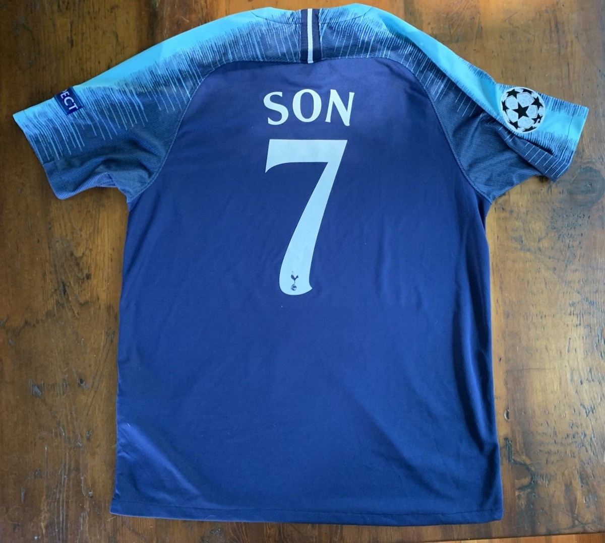2018-19 Heung-Min Son #7 Tottenham Hotspur UCL Authentic Jersey