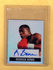 RIDDICK BOWE 2/10 2026 Leaf RING KINGS AUTOGRAPH CARD