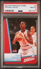 2014 Rittenhouse Wnba #8 Tiffany Hayes PSA 8 Atlanta Dream Golden State Valkyrie