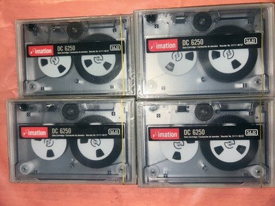 7 NEW Imation 250MB QIC-150 Data Tape Cartridges SLR1 DC6250 46157 Fac. SEALED