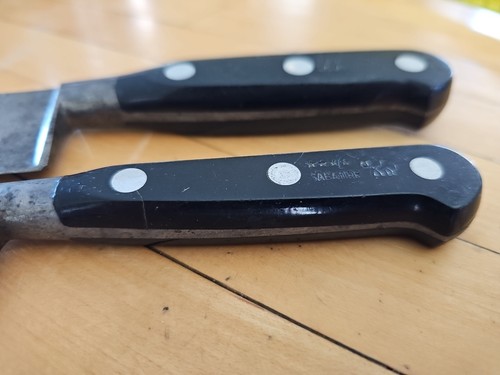Coltello da chef Sabatier 4 stelle elefante lama Francia vintage leggi - Foto 9 di 20