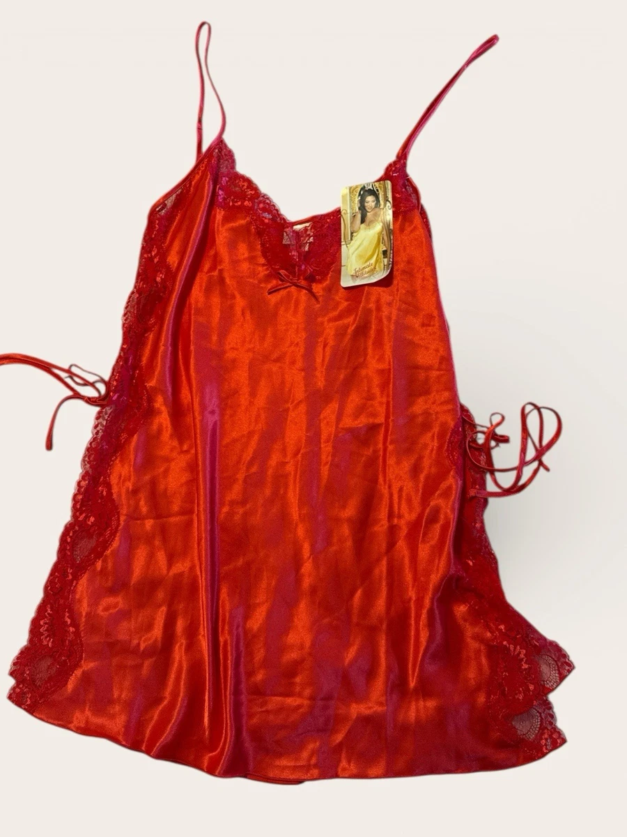 Bas Couture (seamed) Shirley Of Hollywood Rouge - Taille Unique, Transparent, Neuf Avec étiquettes