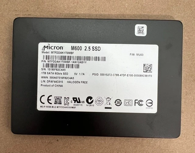 Micron 1 TB Internal Solid-State Drives for sale | eBay
