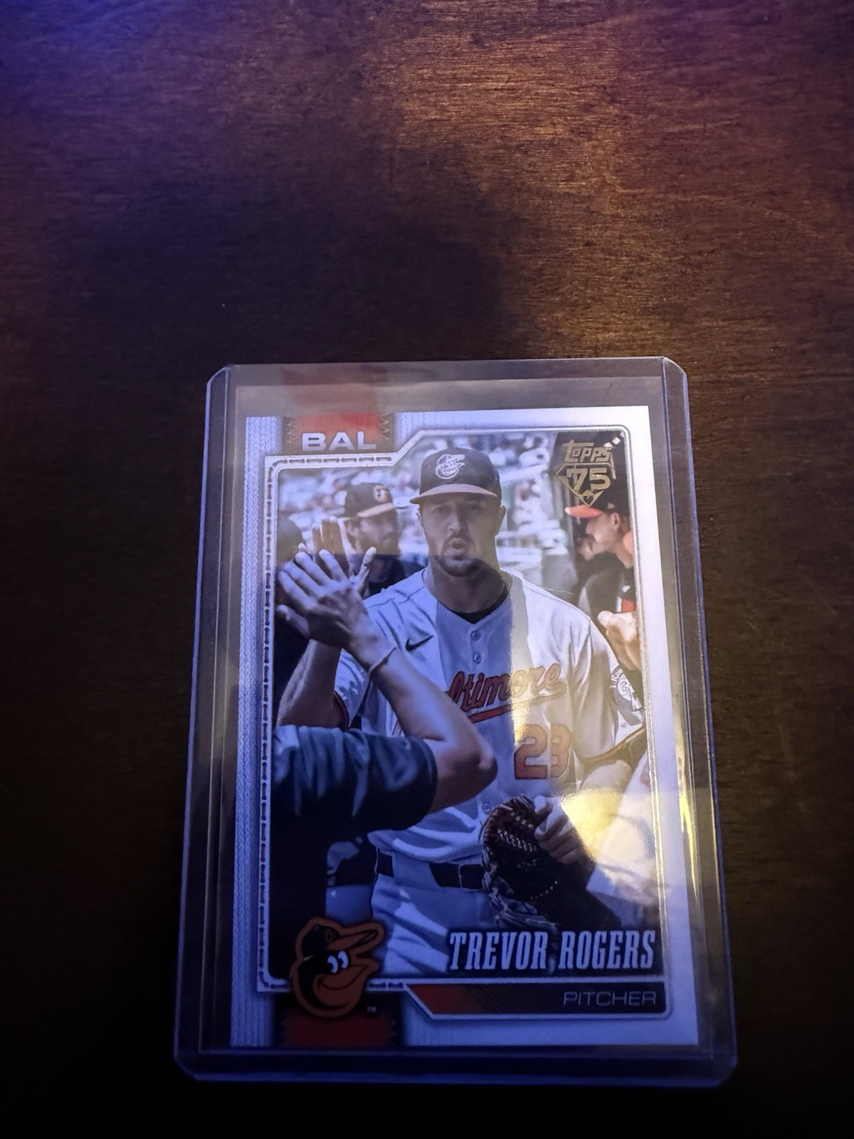 2026 Topps Series 1 Trevor Rogers golden mirror Baltimore Orioles Baseball #80