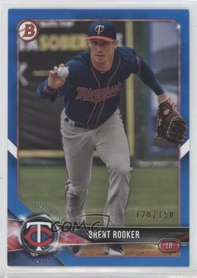 2018 Bowman Draft Blue 120/150 Brent Rooker #BD-191 c8a