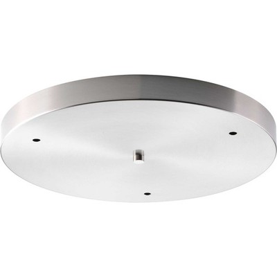 Progress Lighting P8403 Nickel 3 Point 15-1/2'' Round Pendant Suspension Canopy