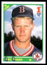 Greg Blosser 1990 Score #681 Boston Red Sox MLB READ FREE SHIPPING AutographDen