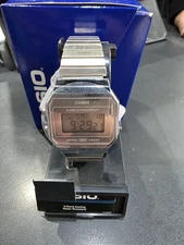 CASIO A700WEV-7AVT Vintage Stainless Steel Digital Watch LED Watch New In Box