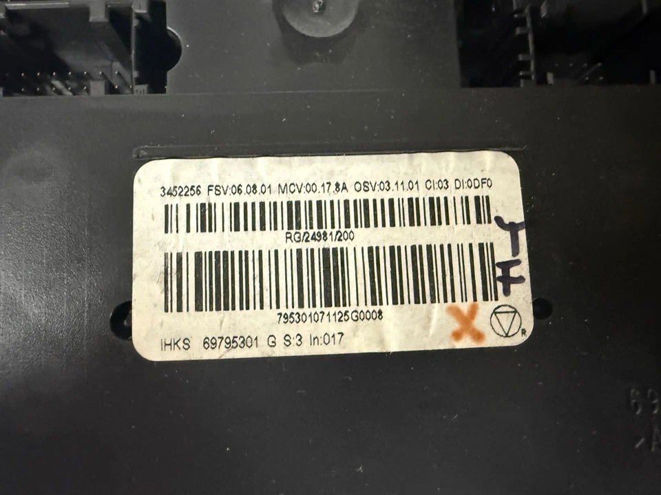 Mini Cooper Hatchback 2007-2010 aire acondicionado calefacción climatización unidad de control de temperatura OEM Foto 3 de 4