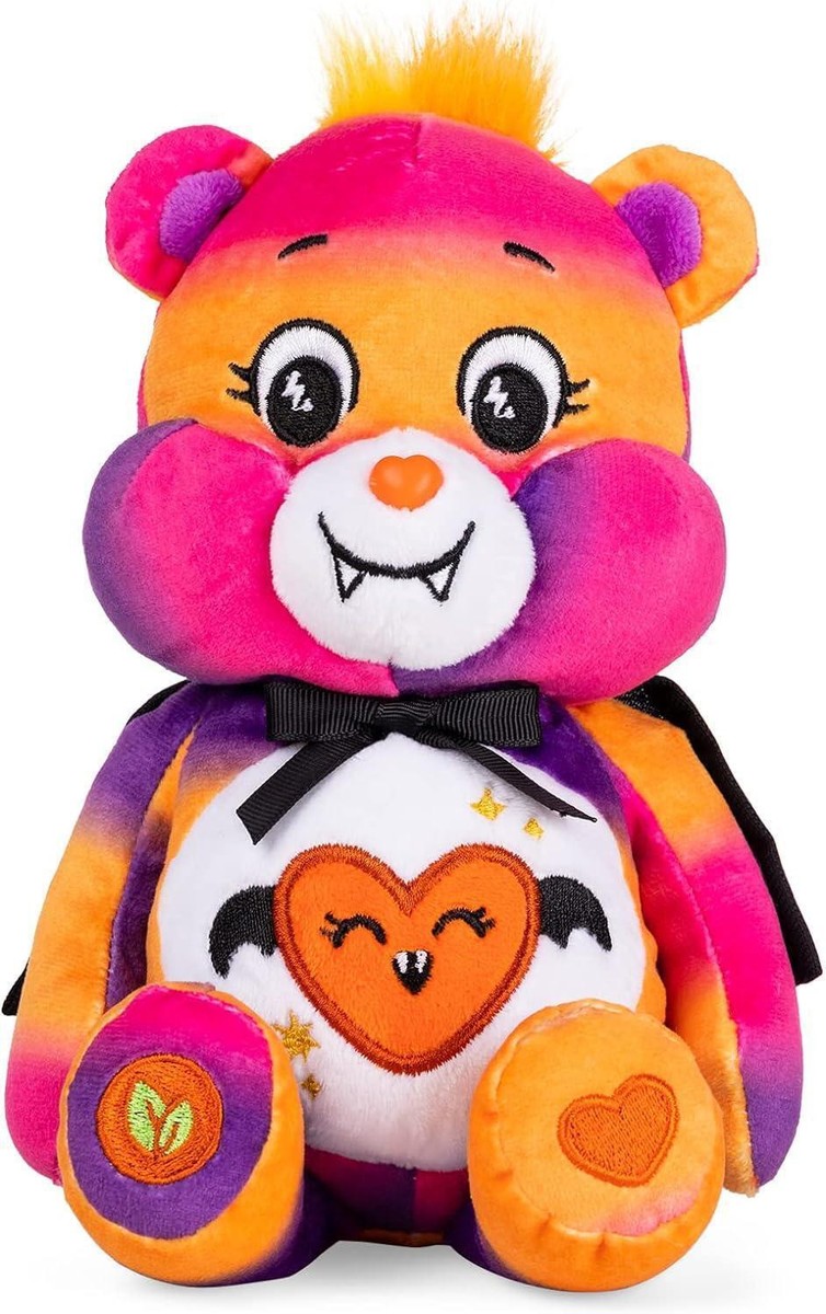 Care Bears Halloween SPOOKY SPARKLE BEAR 22cm Bean Soft Plush Toy